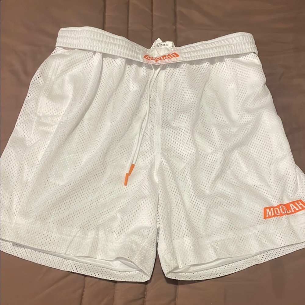 White Mesh Men's Shorts